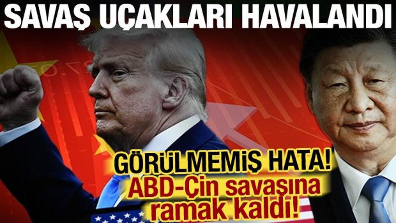 Yapay zeka ABD ile &Ccedil;in'i savaşın eşiğine getirdi! Savaş u&ccedil;akları havalandı