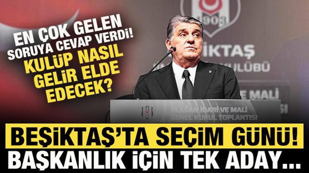 Beşiktaş'ta başkan belli oluyor! Serdal Adalı, gelir planını duyurdu