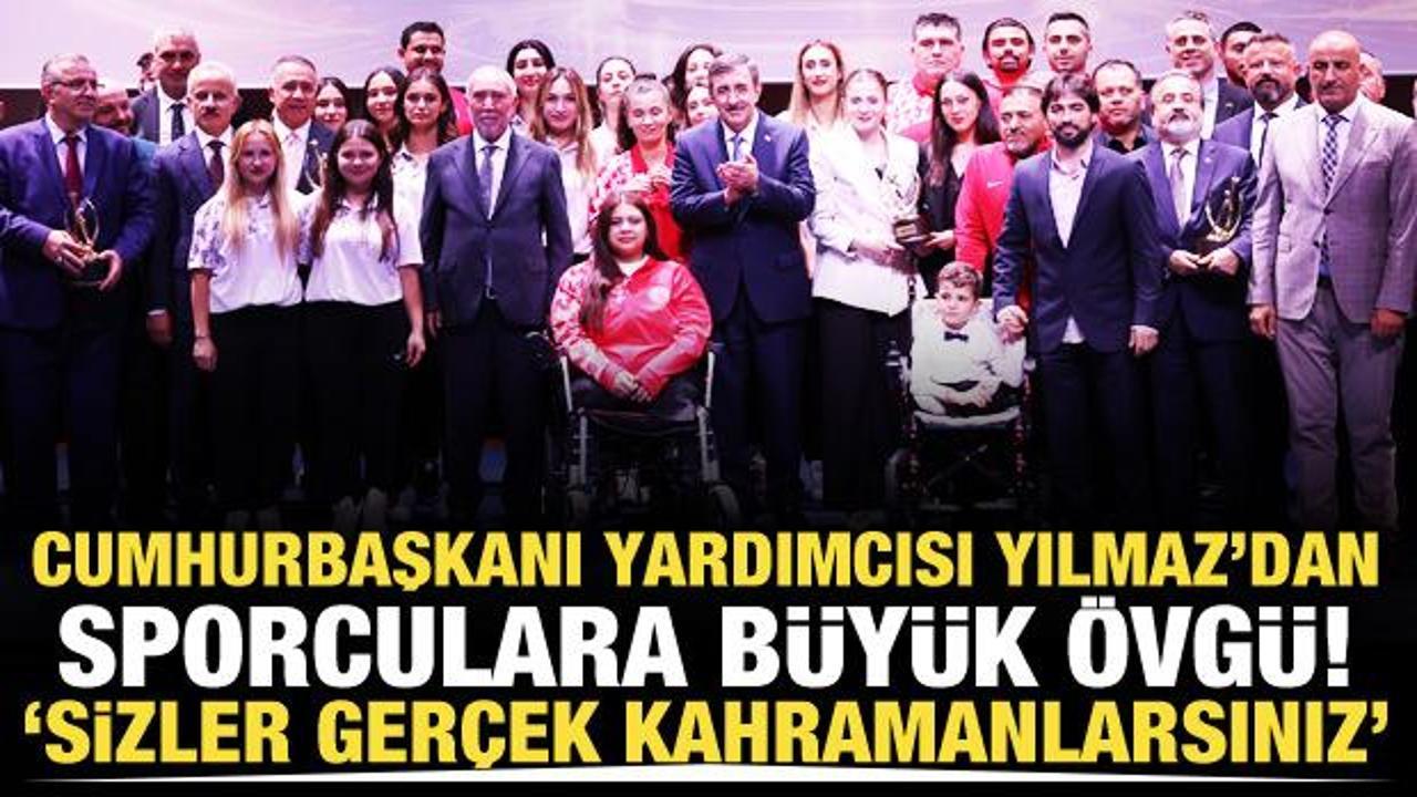 Cevdet Yılmaz'dan milli sporculara b&uuml;y&uuml;k &ouml;vg&uuml;! 'Sizler ger&ccedil;ek kahramanlarsınız'