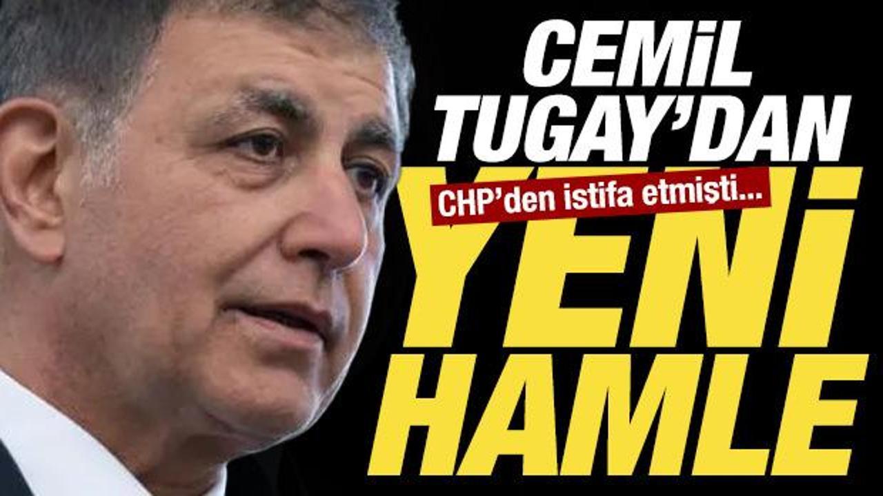 CHP'den istifa eden İzmir B&uuml;y&uuml;kşehir Belediye Başkanı Cemil Tugay'dan yeni hamle