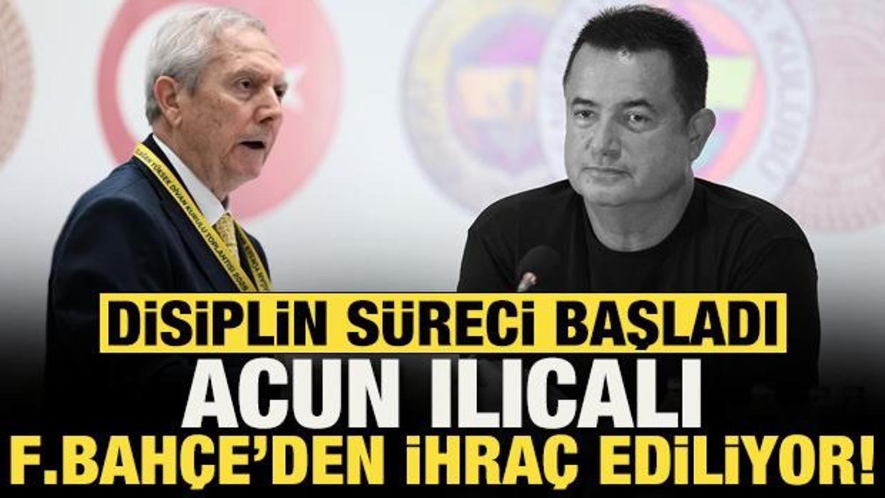 Disiplin s&uuml;reci başladı! Acun Ilıcalı Fenerbah&ccedil;e'den ihra&ccedil; ediliyor