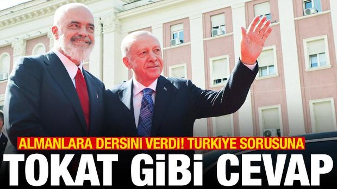 Edi Rama, Alman basınına ders verdi: T&uuml;rkiye tehdit değil, barışın garantisidir