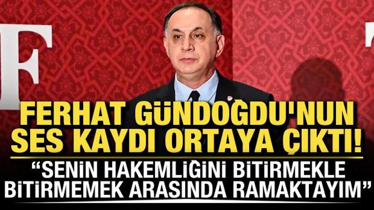Ferhat G&uuml;ndoğdu'nun ses kaydı ortaya &ccedil;ıktı! 'Ya adam ol ya da bırak git'