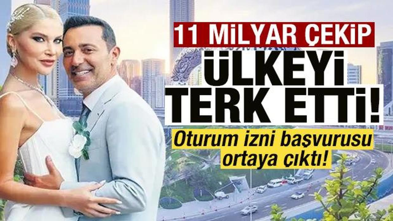 Fon krizi! Mustafa Sandal'ın eşi Melis S&uuml;tşurup 11 milyar &ccedil;ekip &uuml;lkeyi terk etti!