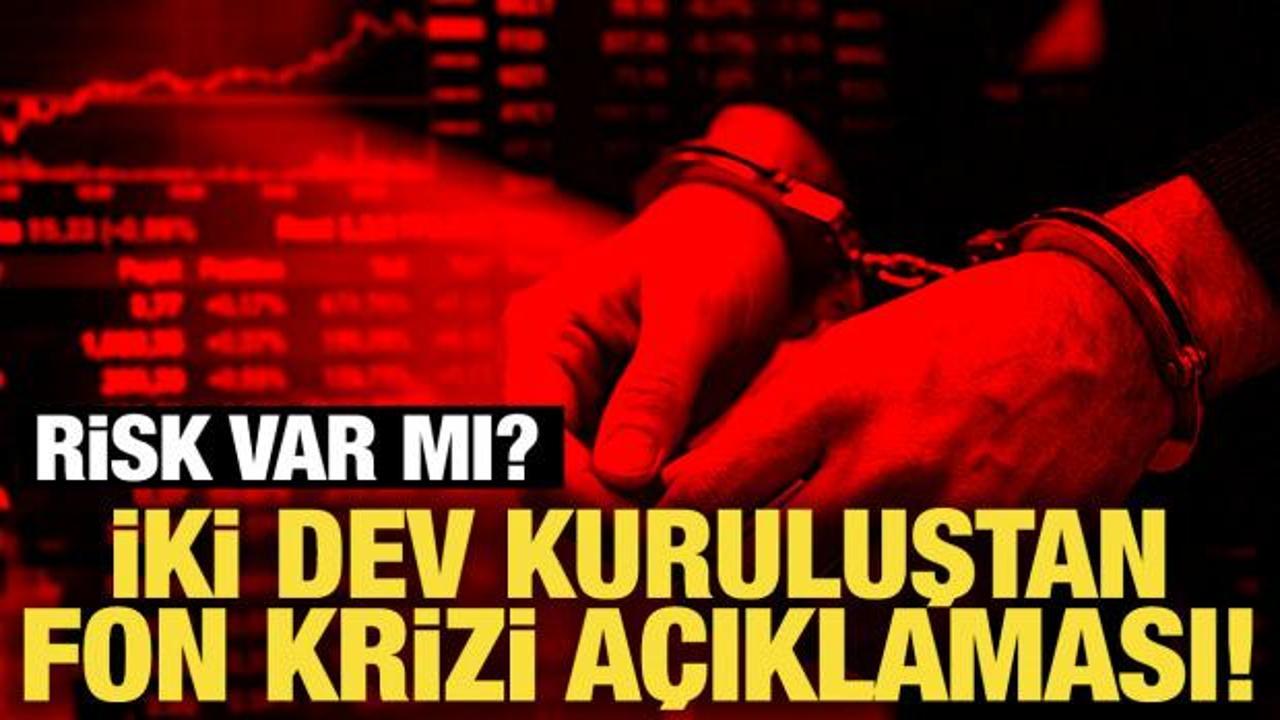 Fon krizi sonrası iki dev kuruluştan kritik T&uuml;rkiye yorumu!