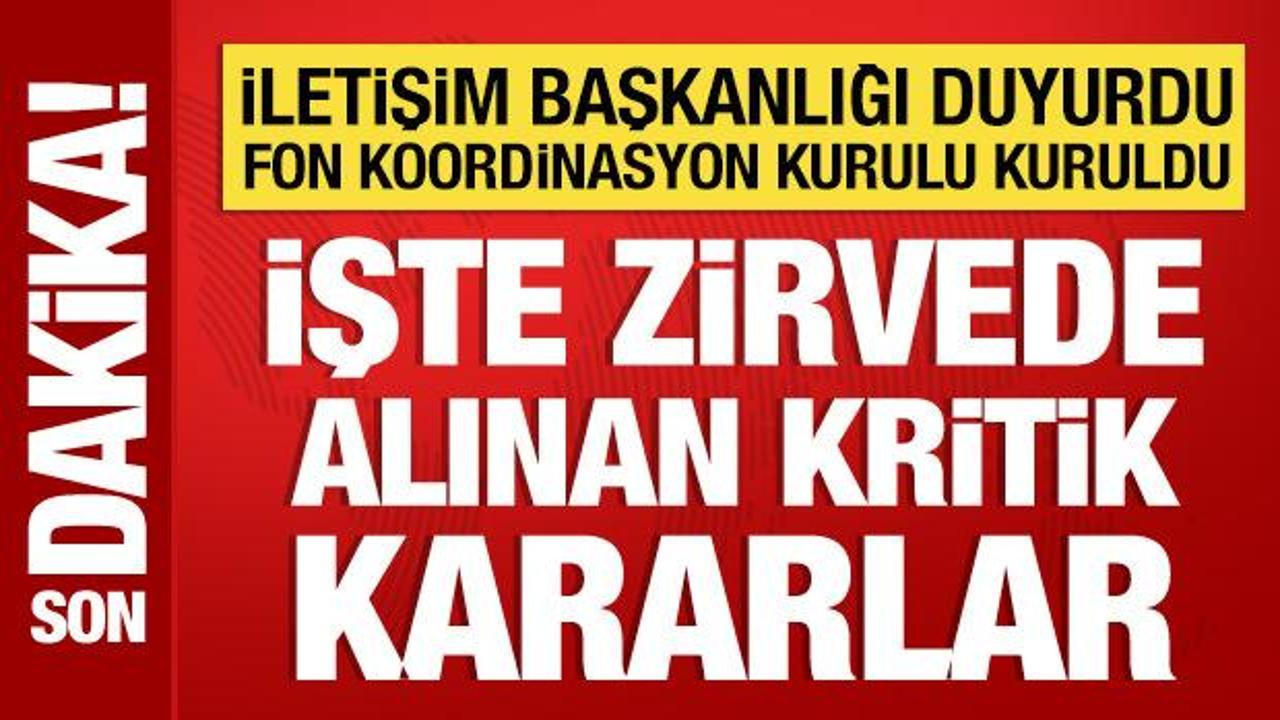 İletişim Başkanlığı, Fon Zirvesi'nde alınan 5 kritik kararı a&ccedil;ıkladı