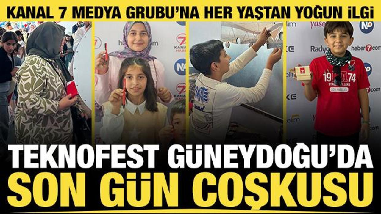 TEKNOFEST'te son g&uuml;n coşkusu: Kanal 7 Medya Grubu'na yoğun ilgi