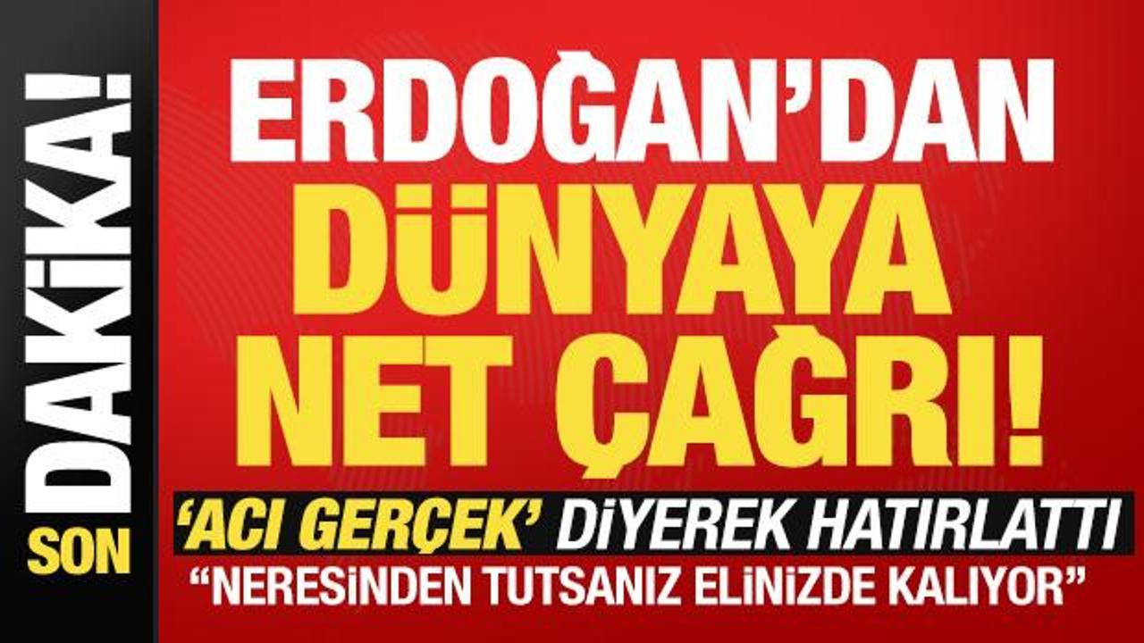Erdoğan 'acı ger&ccedil;ek' diyerek d&uuml;nyaya &ccedil;ağrı yaptı: 'Adalet sistemi ağır yaralı'