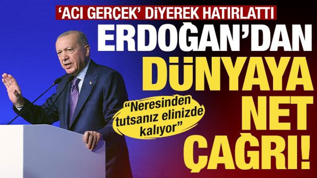 Erdoğan 'acı ger&ccedil;ek' diyerek d&uuml;nyaya &ccedil;ağrı yaptı: 'Adalet sistemi ağır yaralı'