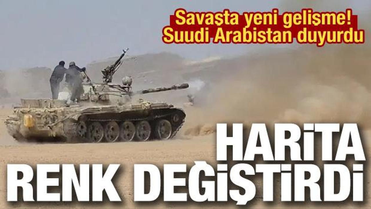 Harita renk değiştirdi: Yemen'de şiddetli &ccedil;atışmalar