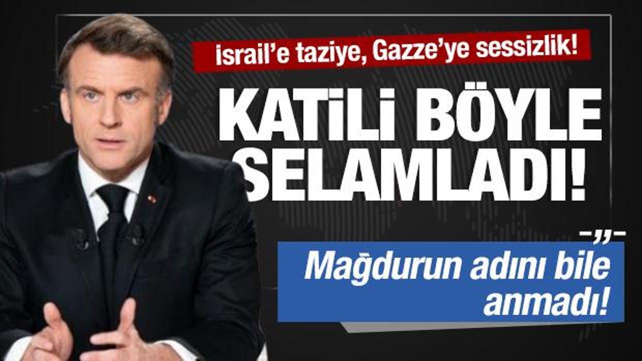 Macron'dan Gazze'siz 7 Ekim mesajı! 