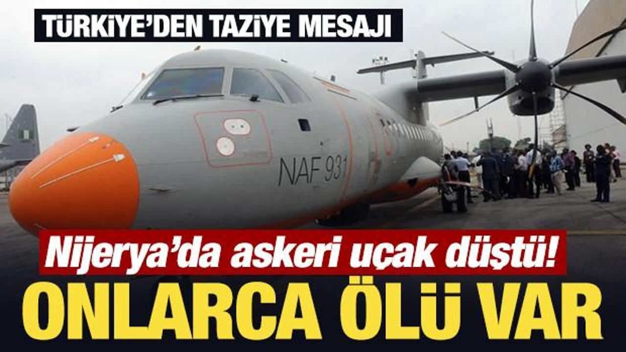 Nijerya&rsquo;da askeri u&ccedil;ak d&uuml;şt&uuml;! Onlarca &ouml;l&uuml; var