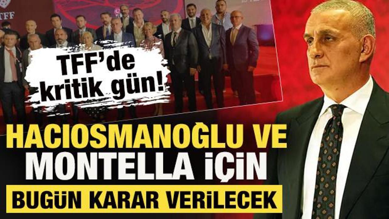 Riva'da se&ccedil;im g&uuml;ndemiyle kritik TFF toplantısı! Hacıosmanoğlu ve Montella i&ccedil;in karar...