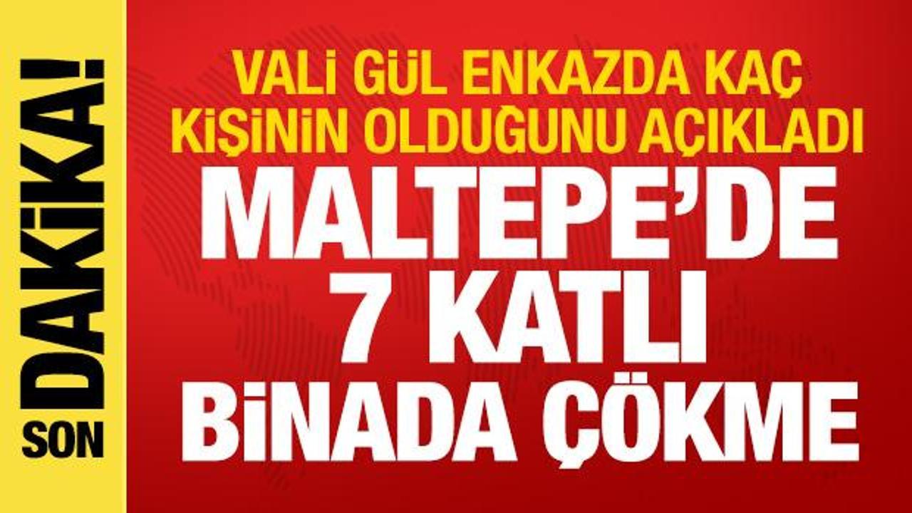 Son dakika haberi: Maltepe'de 7 katlı binada &ccedil;&ouml;kme! Enkazda ka&ccedil; kişinin olduğu a&ccedil;ıklandı
