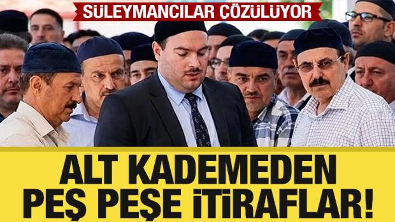 S&uuml;leymancılar &ccedil;&ouml;z&uuml;l&uuml;yor: İtiraf&ccedil;ı beyanları peş peşe geliyor