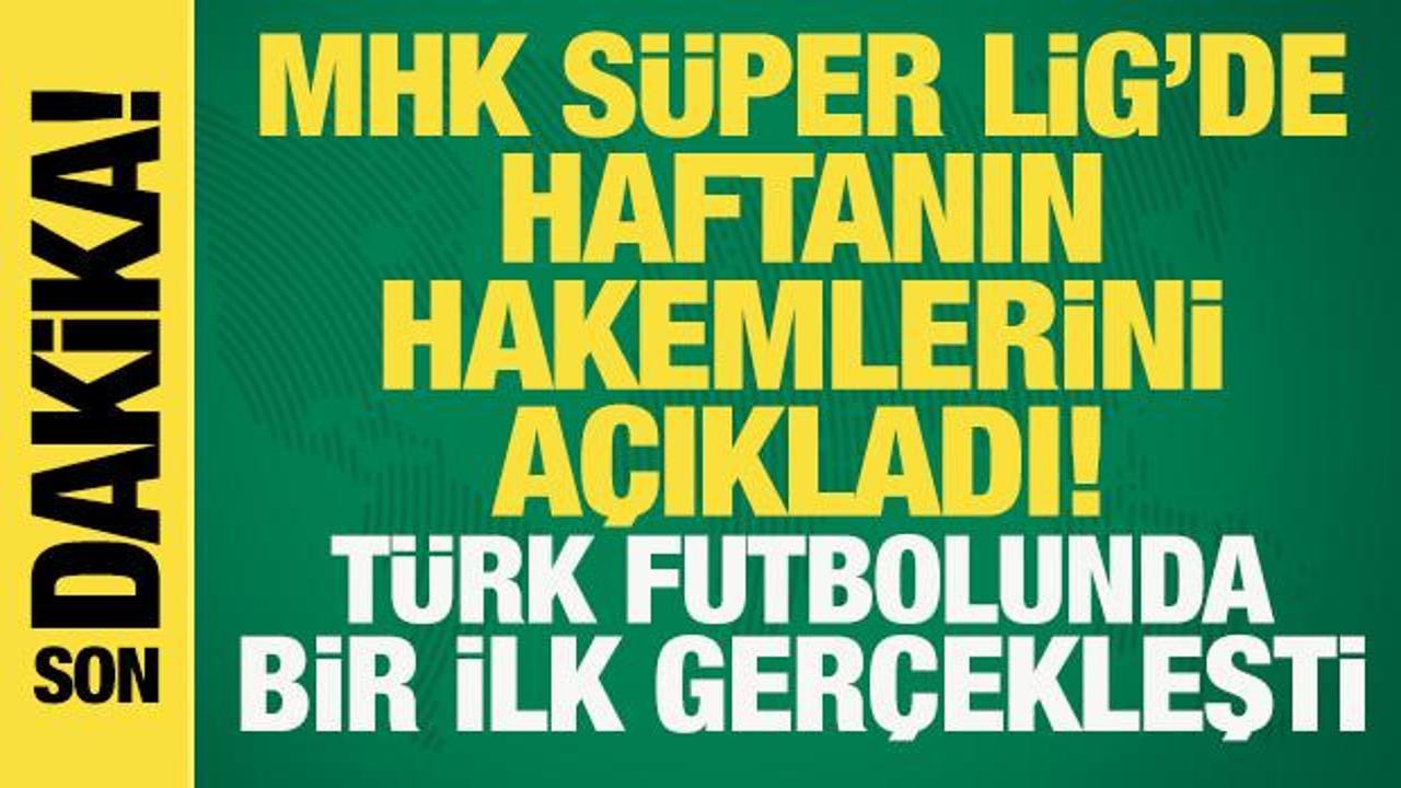 S&uuml;per Lig'de 7. haftanın hakemlerini Anthony Taylor atadı! T&uuml;rk futbolunda bir ilk...