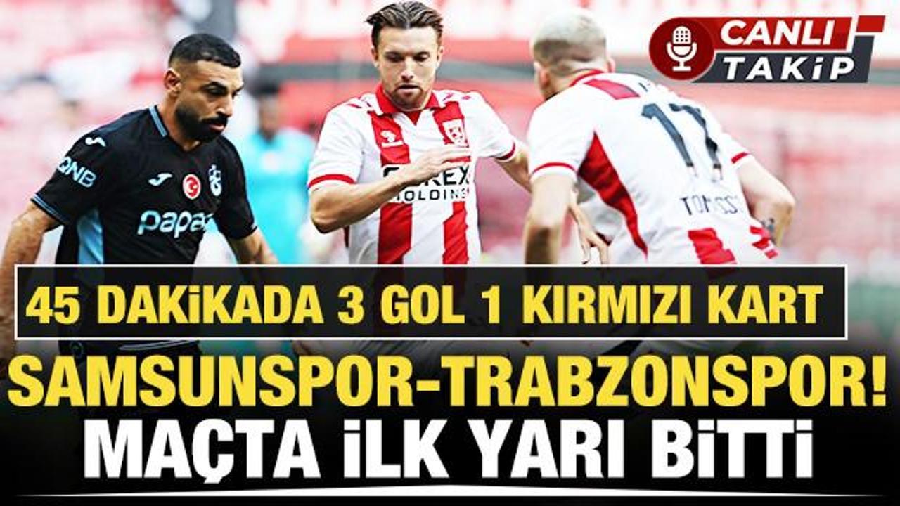 S&uuml;per Lig'de Karadeniz derbisi zamanı! Samsunspor - Trabzonspor | CANLI
