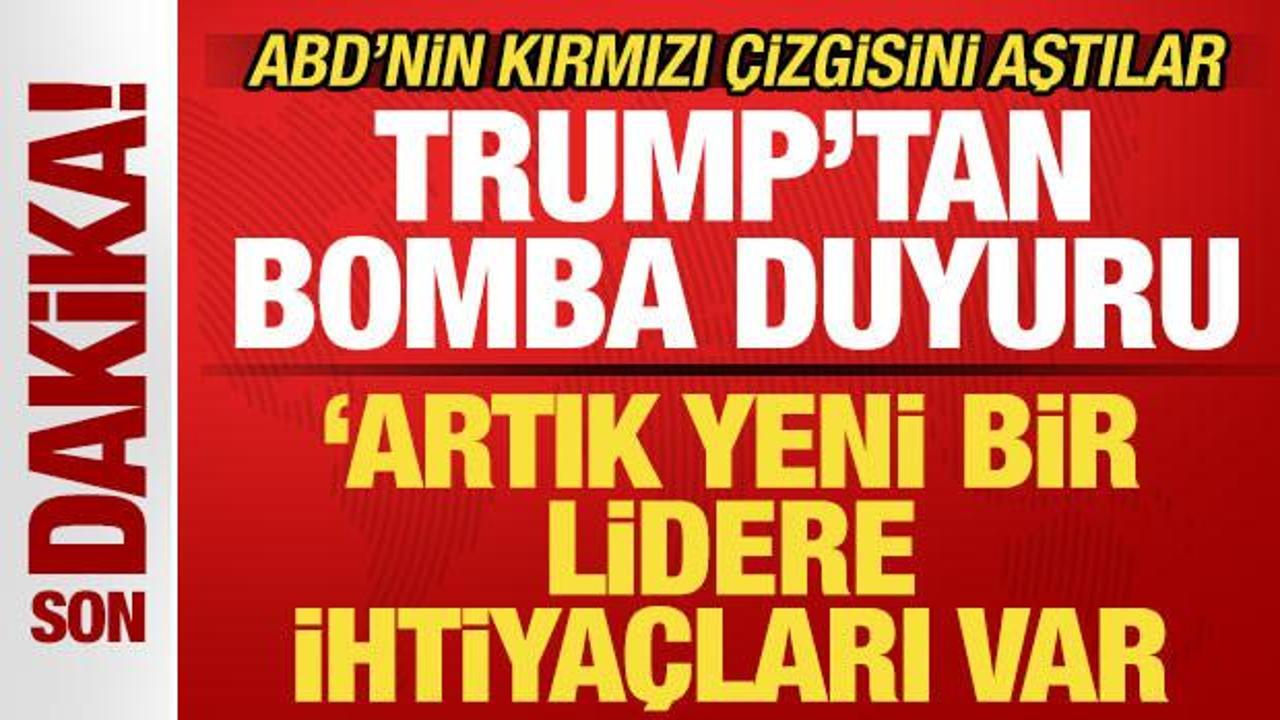 Trump'tan bomba duyuru! Zelenski'ye k&ouml;t&uuml; haber: Artık yeni bir lidere ihtiya&ccedil;ları var