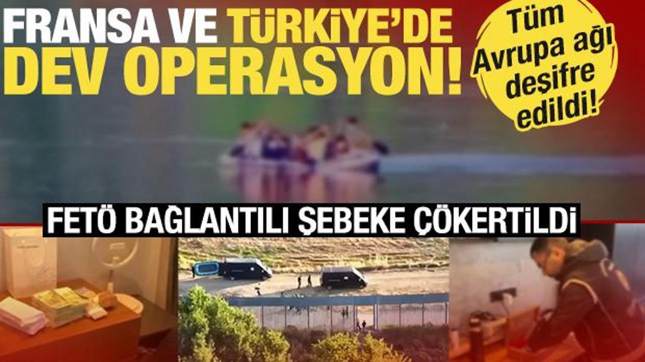 T&uuml;rkiye'den Avrupa'ya uzanan hat deşifre oldu: FET&Ouml; bağlantılı dev şebekeye darbe!