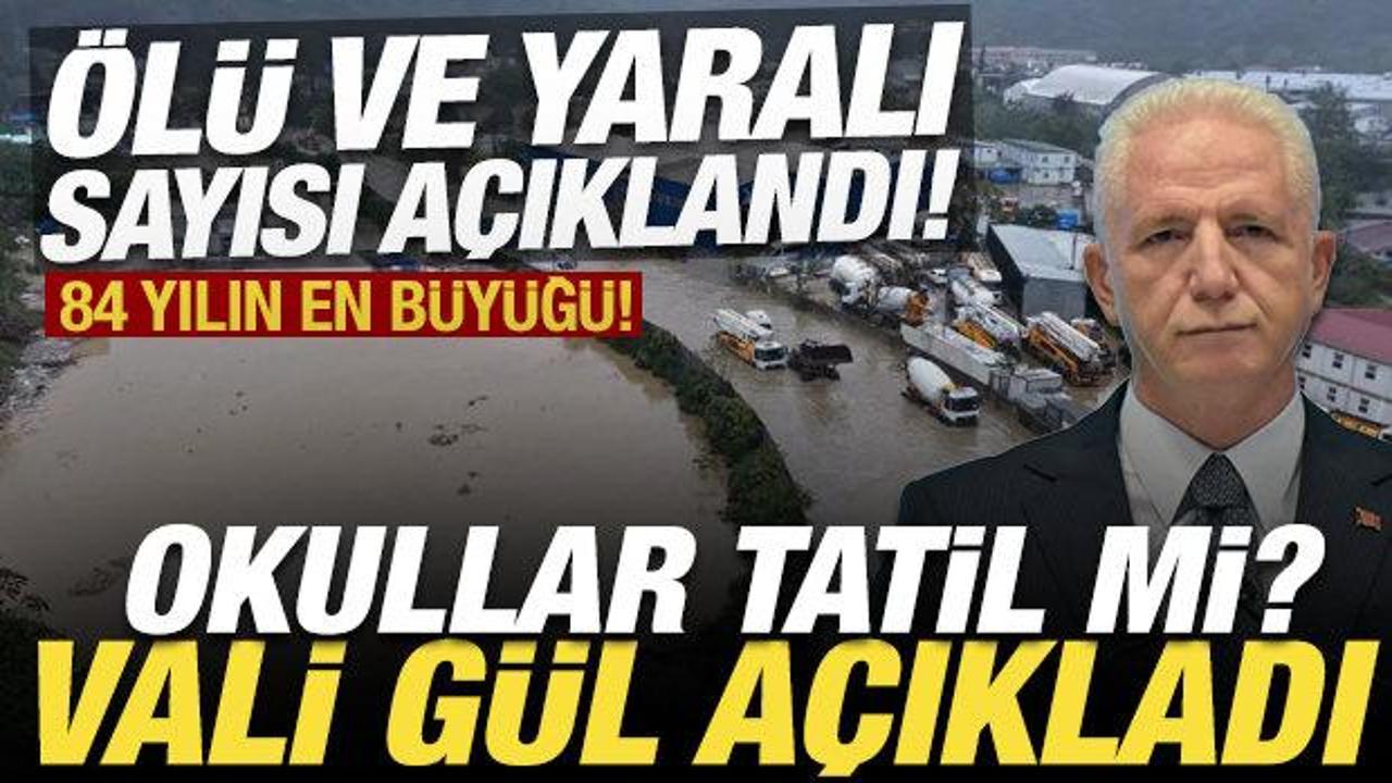 84 yılın en b&uuml;y&uuml;ğ&uuml;! Vali G&uuml;l &ouml;l&uuml; ve yaralı sayısını a&ccedil;ıkladı: İstanbul&rsquo;da okullar tatil