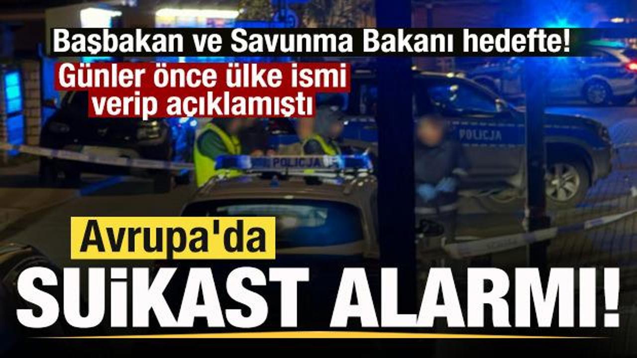 Avrupa'da suikast alarmı! Başbakan ve savunma bakanına tehdit! &Uuml;lke ismi verip uyarmıştı