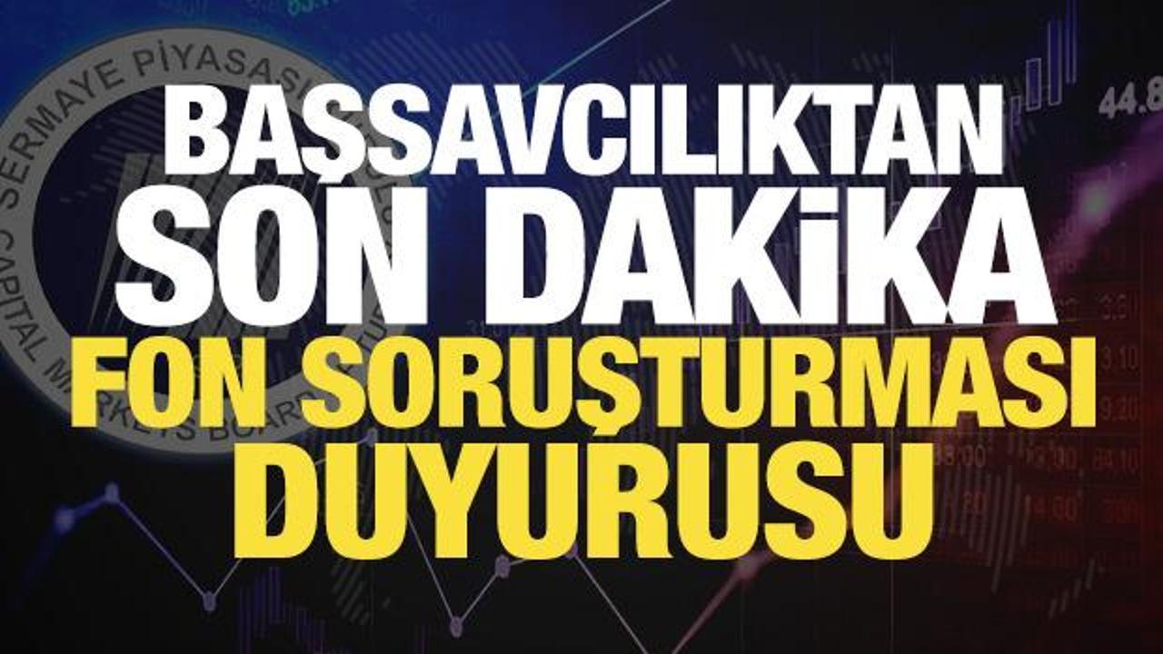 Başsavcılıktan son dakika fon soruşturması duyurusu! Mal varlığı iddialarına yanıt