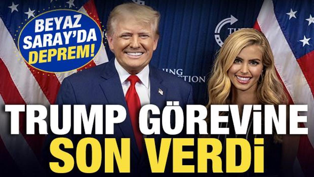 Beyaz Saray'da deprem! Trump yeni g&ouml;zdesinin g&ouml;revine son verdi