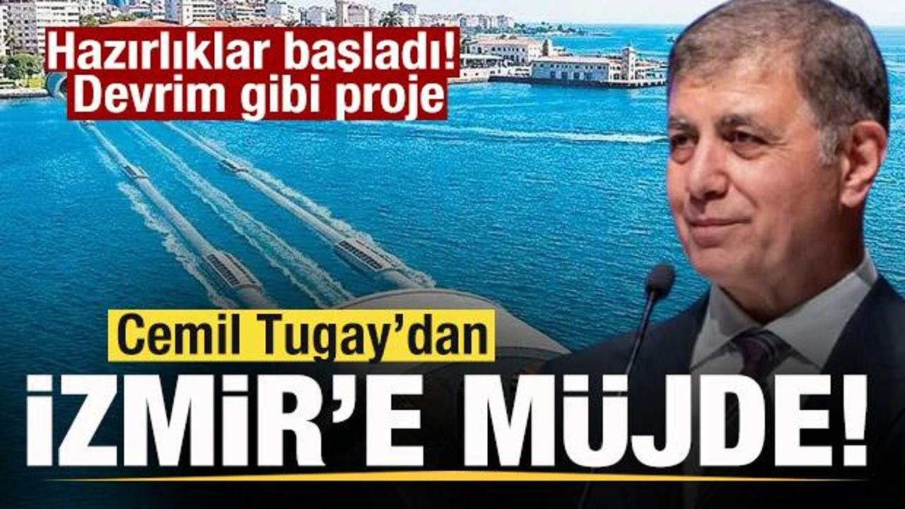 Cemil Tugay'dan İzmir'e m&uuml;jde! Kolları sıvadı, hazrılıklar başladı! Devrim gibi proje