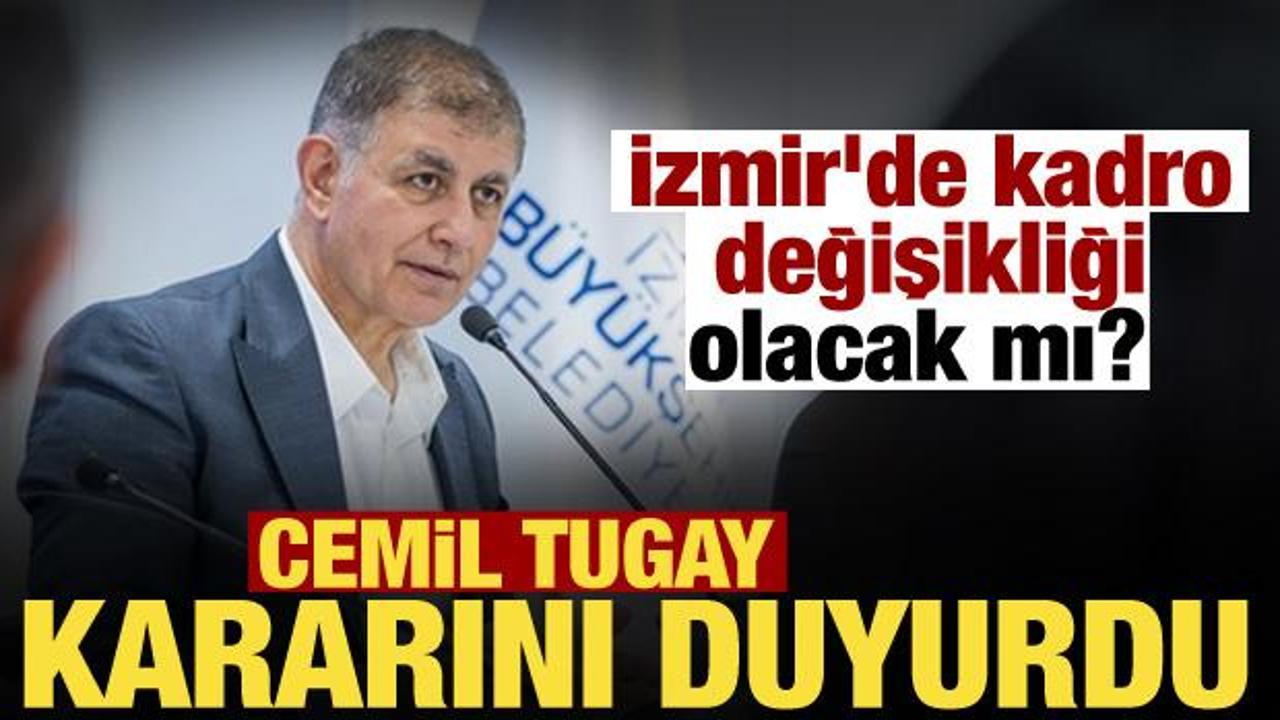 Cemil Tugay'dan kadro değişikliği sorusuna yanıt! Kararını duyurdu