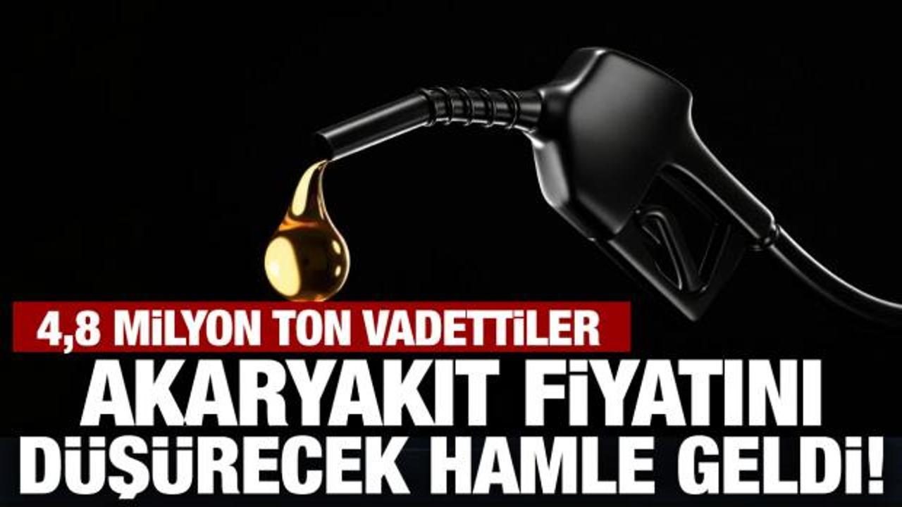 Dizel fiyatını d&uuml;ş&uuml;recek hamle: 4,8 milyon ton vadettiler!