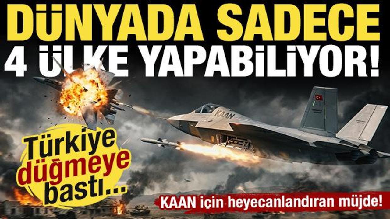 D&uuml;nyada sadece d&ouml;rt &uuml;lke yapabiliyor! 6. nesil KAAN i&ccedil;in d&uuml;ğmeye basıldı!
