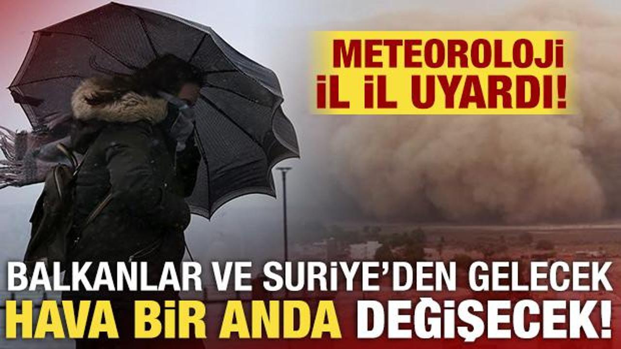 İstanbul'da hava sert d&ouml;n&uuml;yor! Balkanlar &uuml;zerinden gelecek, sıcaklıklar 10 derece d&uuml;şecek!
