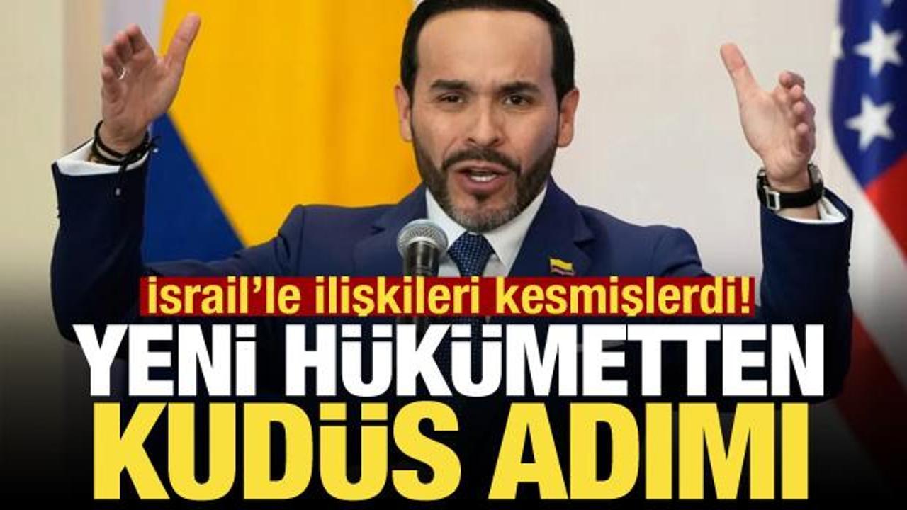 Kolombiya İsrail B&uuml;y&uuml;kel&ccedil;iliği'ni Kud&uuml;s'e taşıyarak yeniden a&ccedil;tı