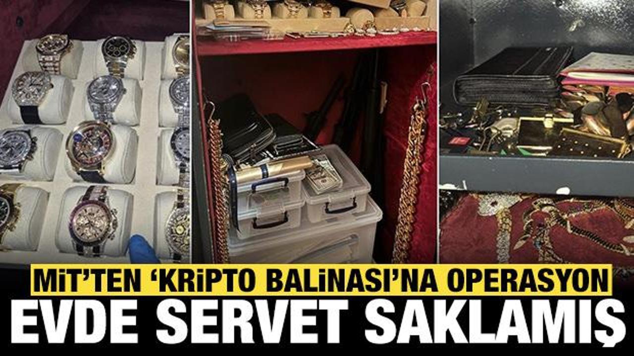  MİT'ten "Kripto Balinası"na şafak operasyonu: Evinden servet &ccedil;ıktı