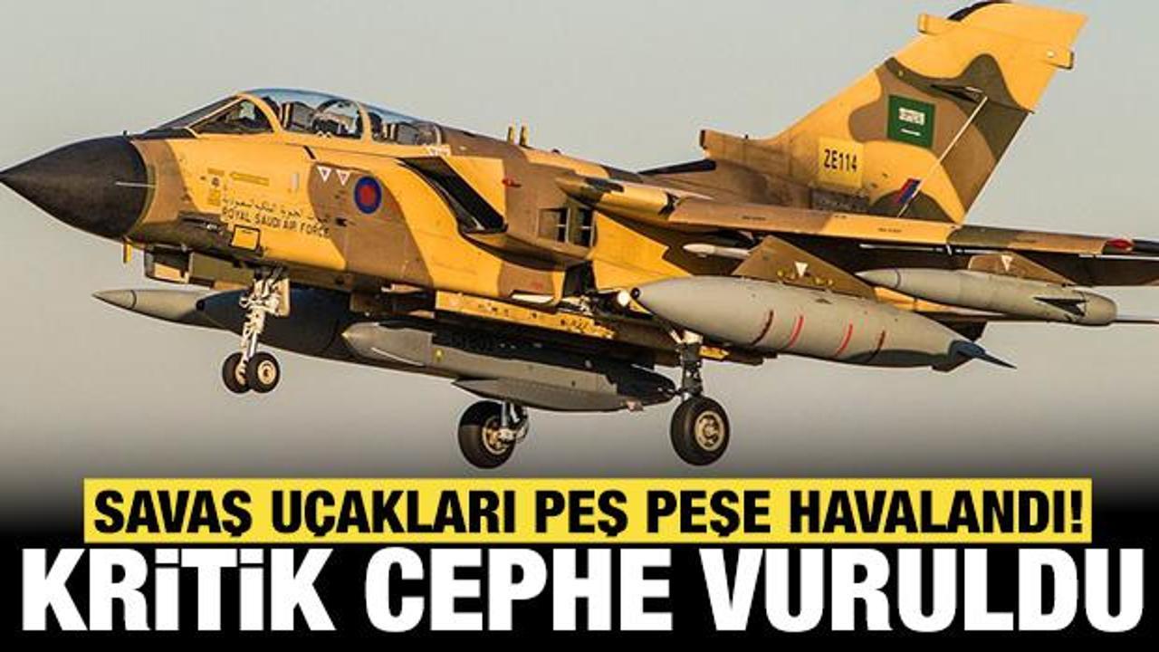 Savaş uçakları peş peşe havalandı: Kritik cephe vuruluyor!