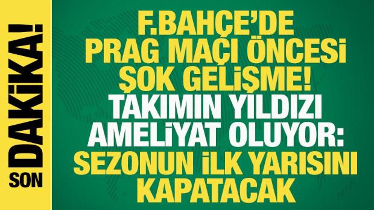 Fenerbah&ccedil;e'de, Slavia Prag ma&ccedil;ı &ouml;ncesi Asensio şoku: Aylarca oynayamayacak