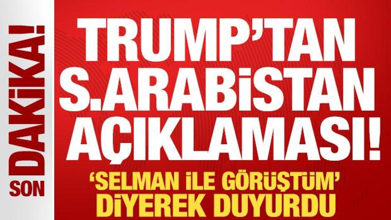 Trump'tan Suudi Arabistan a&ccedil;ıklaması! 'Husilerin tavrı &ccedil;ok k&ouml;t&uuml;'