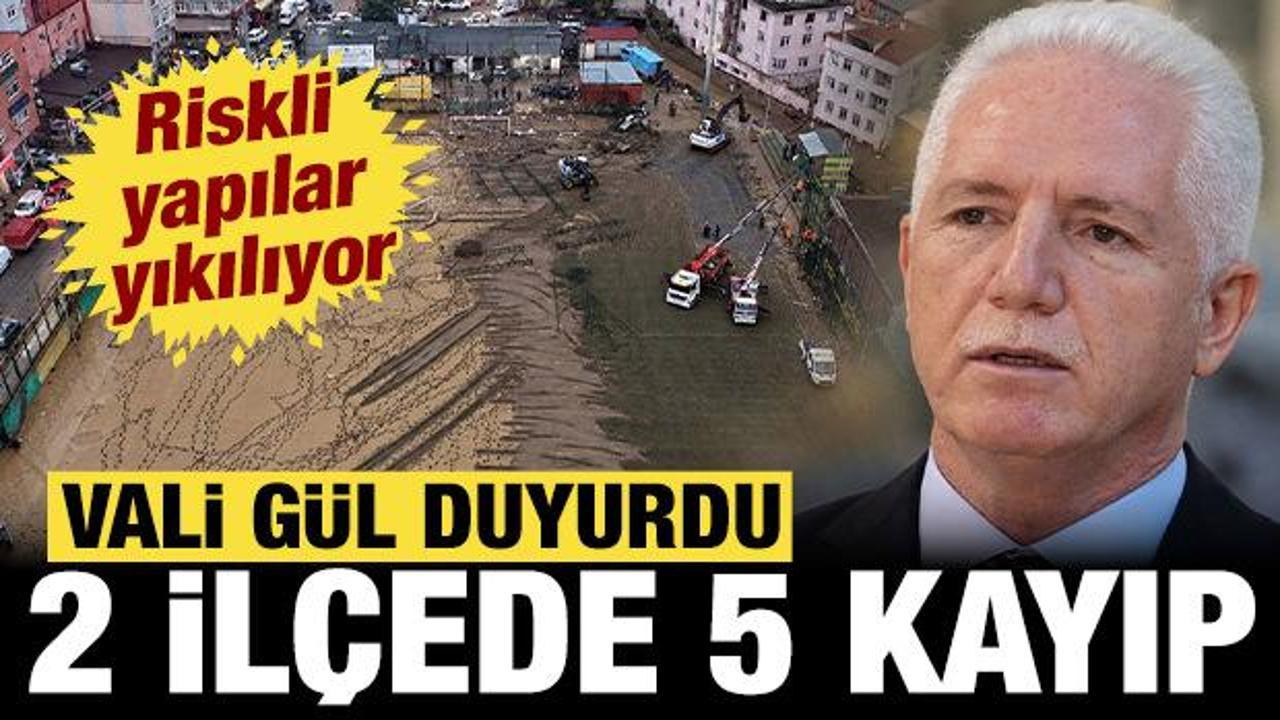 Vali G&uuml;l'den son dakika a&ccedil;ıklama: Oraların yıkımları devam ediyor
