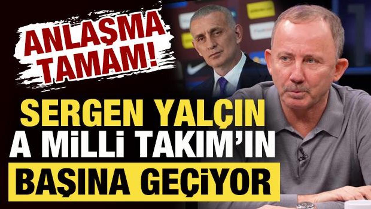 Anlaşma tamam! A Milli Takım'da Sergen Yal&ccedil;ın d&ouml;nemi