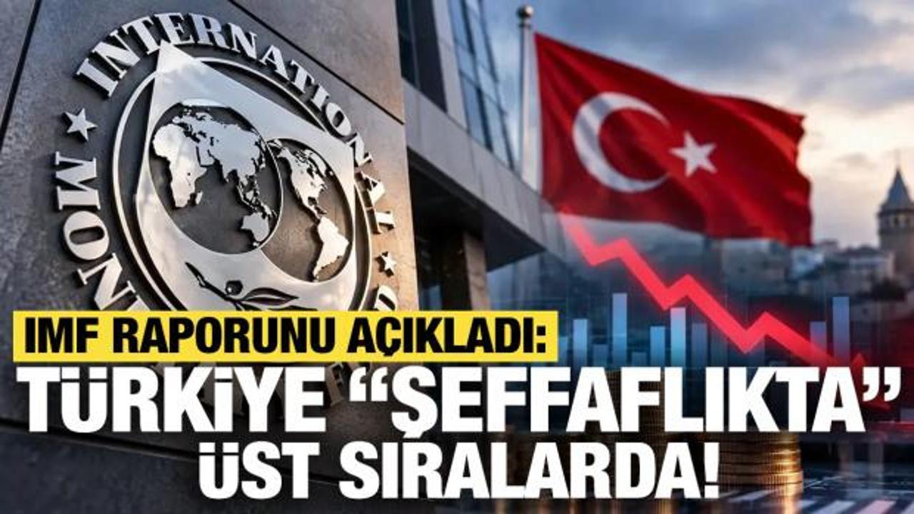 IMF duyurdu: Şeffaflık a&ccedil;ısından T&uuml;rkiye &uuml;st sıralarda!