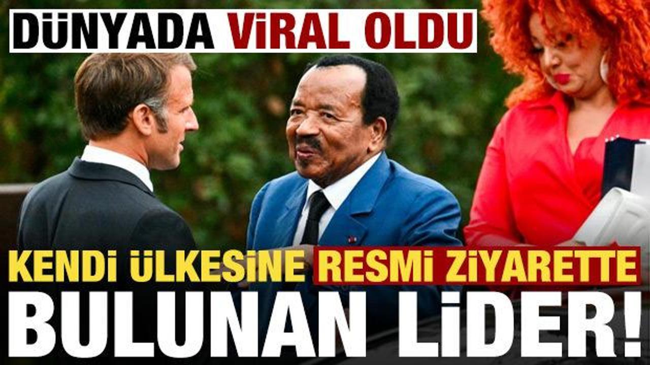 Kendi &uuml;lkesine resmi ziyarette bulunan tek lider! Alay konusu oldu...