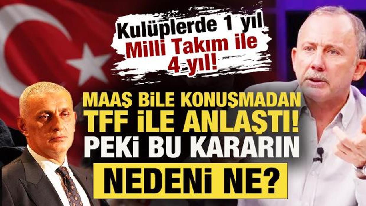 Kul&uuml;plerde 1 yıl, Milli Takım ile 4 yıl! Sergen Yal&ccedil;ın maaş konuşmadan neden 'evet' dedi?