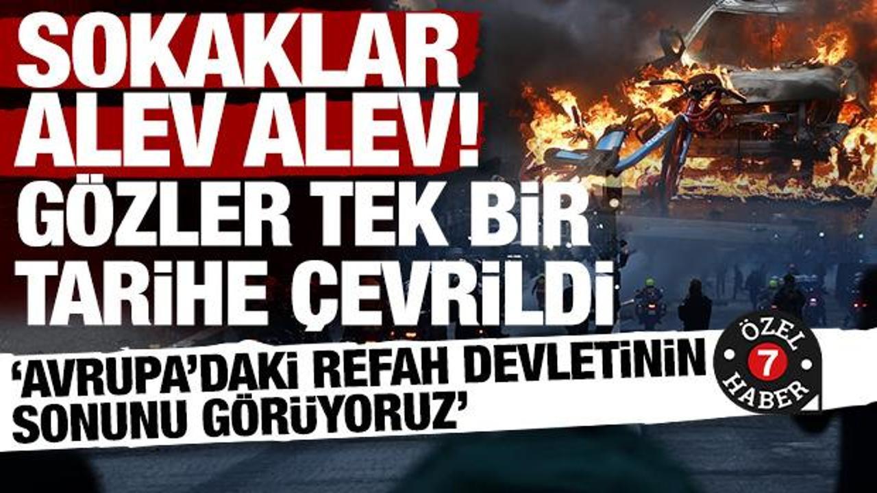 Fransa'da sokaklar alev alev! 5 kasım i&ccedil;in kritik uyarı geldi: Kontrol edilemezse...