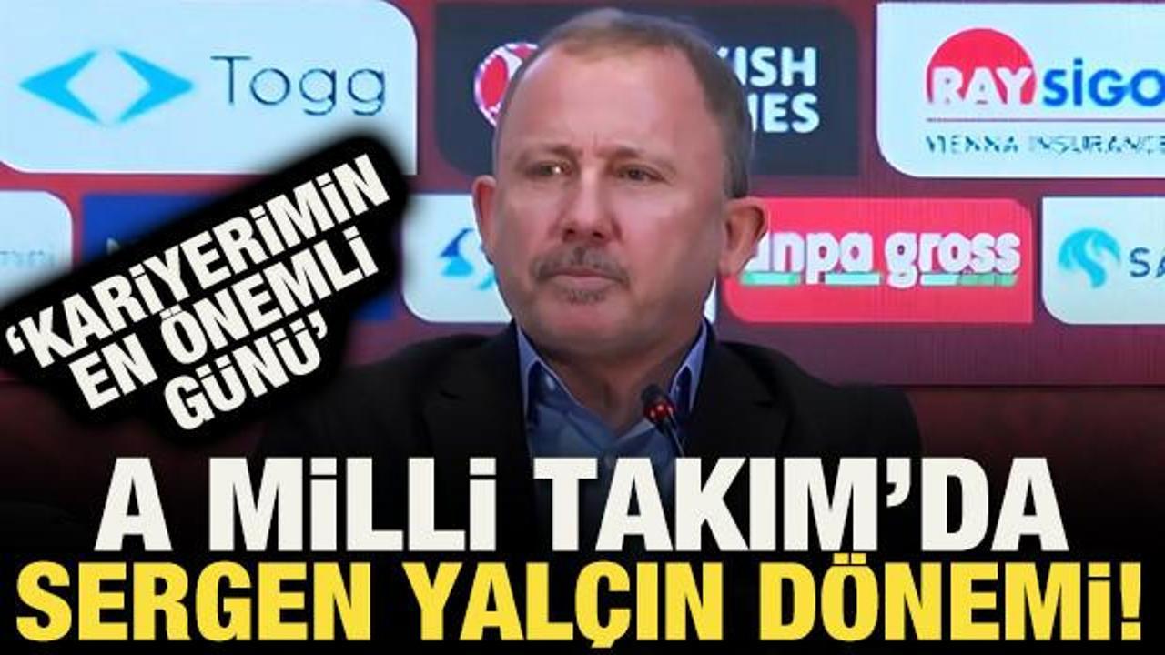 Sergen Yal&ccedil;ın A Milli Takım'a imza attı! 'Kariyerimin en &ouml;nemli g&uuml;n&uuml;'