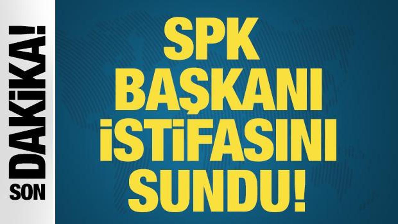 SPK Başkanı Mahmut Sütçü istifasını sundu!
