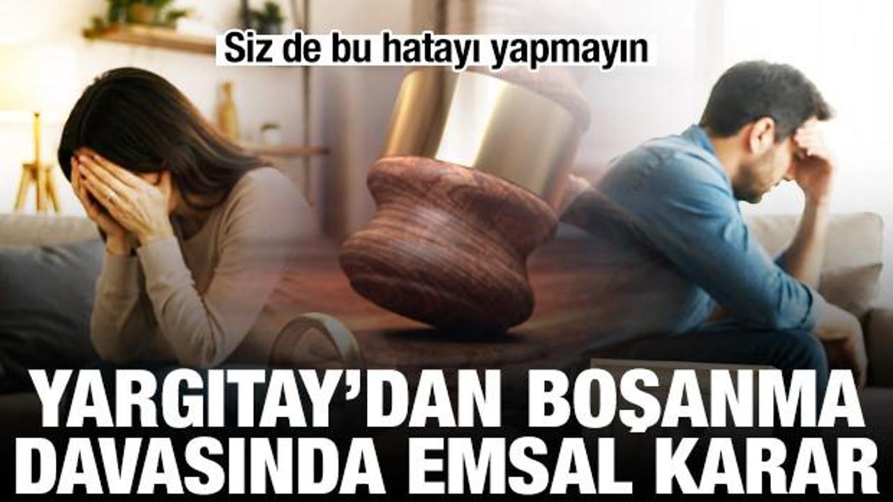 Yargıtay'dan yurt dışındaki boşanmalar i&ccedil;in emsal karar