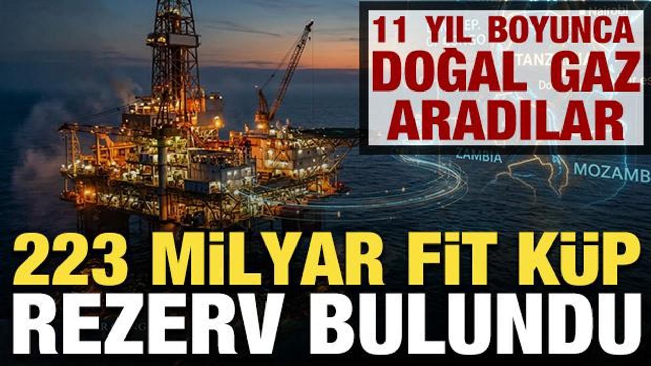 10 yıl arayıp sonunda buldular: 223 milyar fit küplük doğal gaz keşfedildi