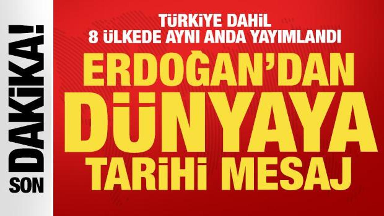 Cumhurbaşkanı Erdoğan'dan T&uuml;rk d&uuml;nyasına tarihi &ccedil;ağrı: 21. y&uuml;zyıl bizim y&uuml;zyılımız olacak