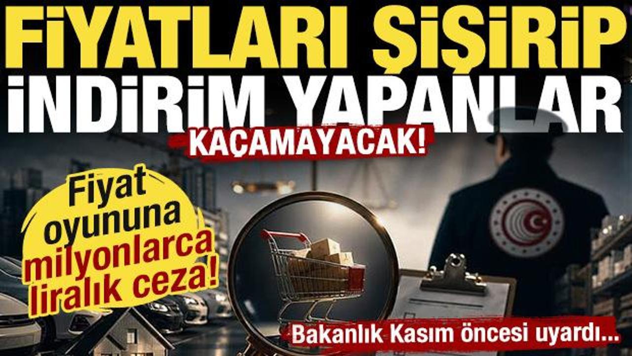 Fiyatları şişirip indirim yapanlar mercek altında: Sahte fiyat oyununa 40 milyon TL ceza!