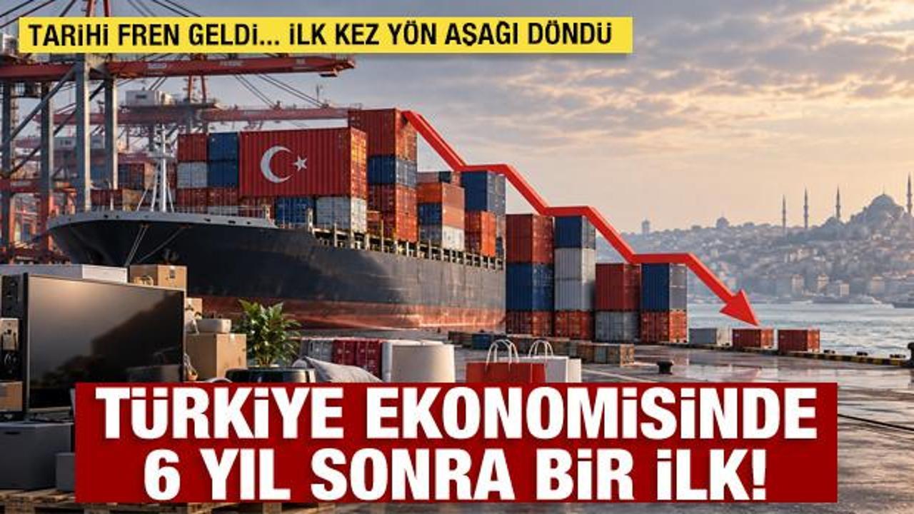İthal t&uuml;ketimde 6 yıl sonra bir ilk! 41 milyar dolara geriledi